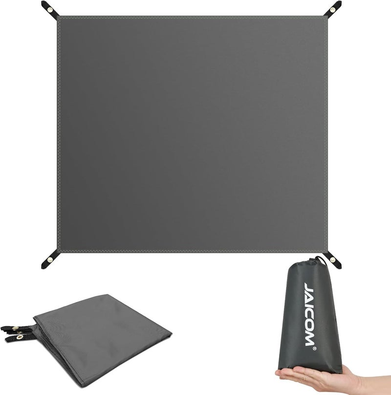 JAICOM Tent Footprint - Waterproof Camping Tarp, 1-6 Person Tent Floor Saver, PU 3000mm Small Tarp for Hiking, Backpacking, Hammock, Beach, Picnic and Other Outdoor Activities - Image 1